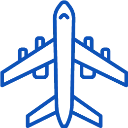 commercial icon blue