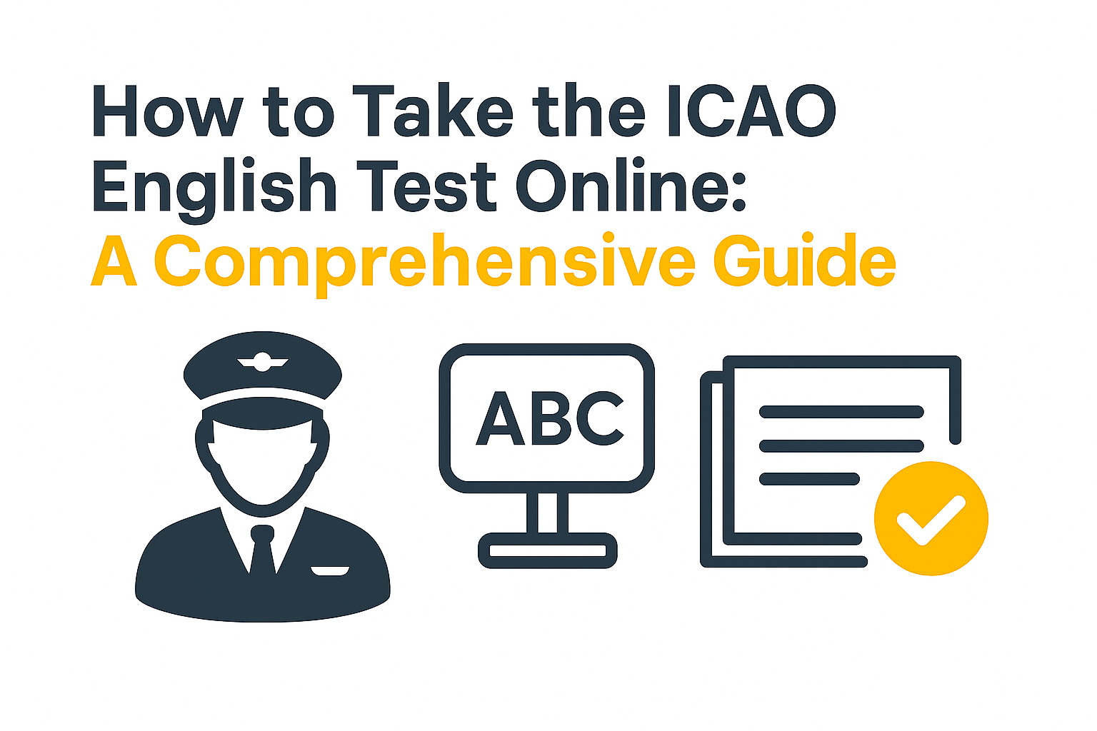 How to Take the ICAO English Test Online: A Comprehensive Guide