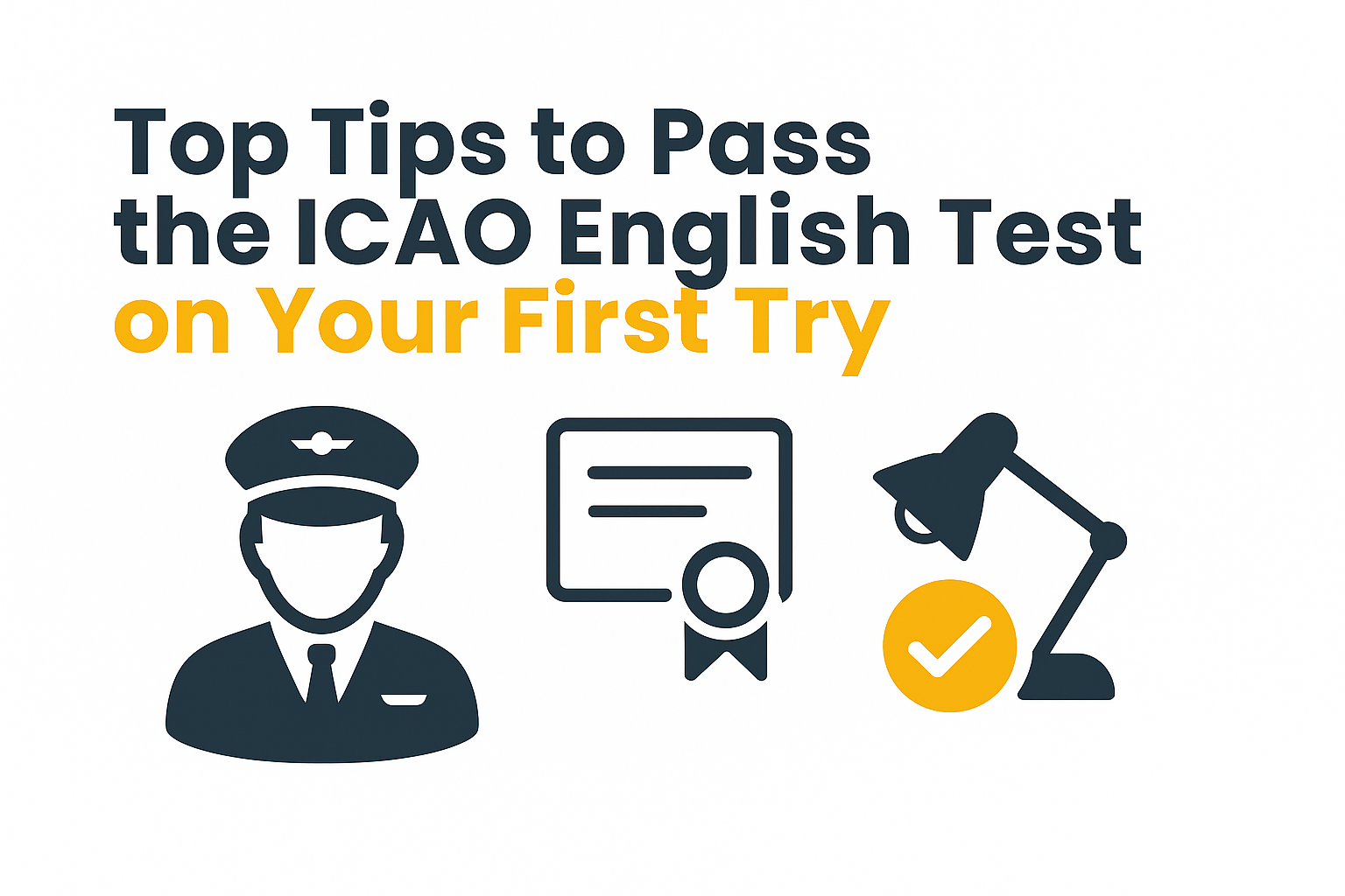 Top Tips to Pass the ICAO English Test on Your First Try